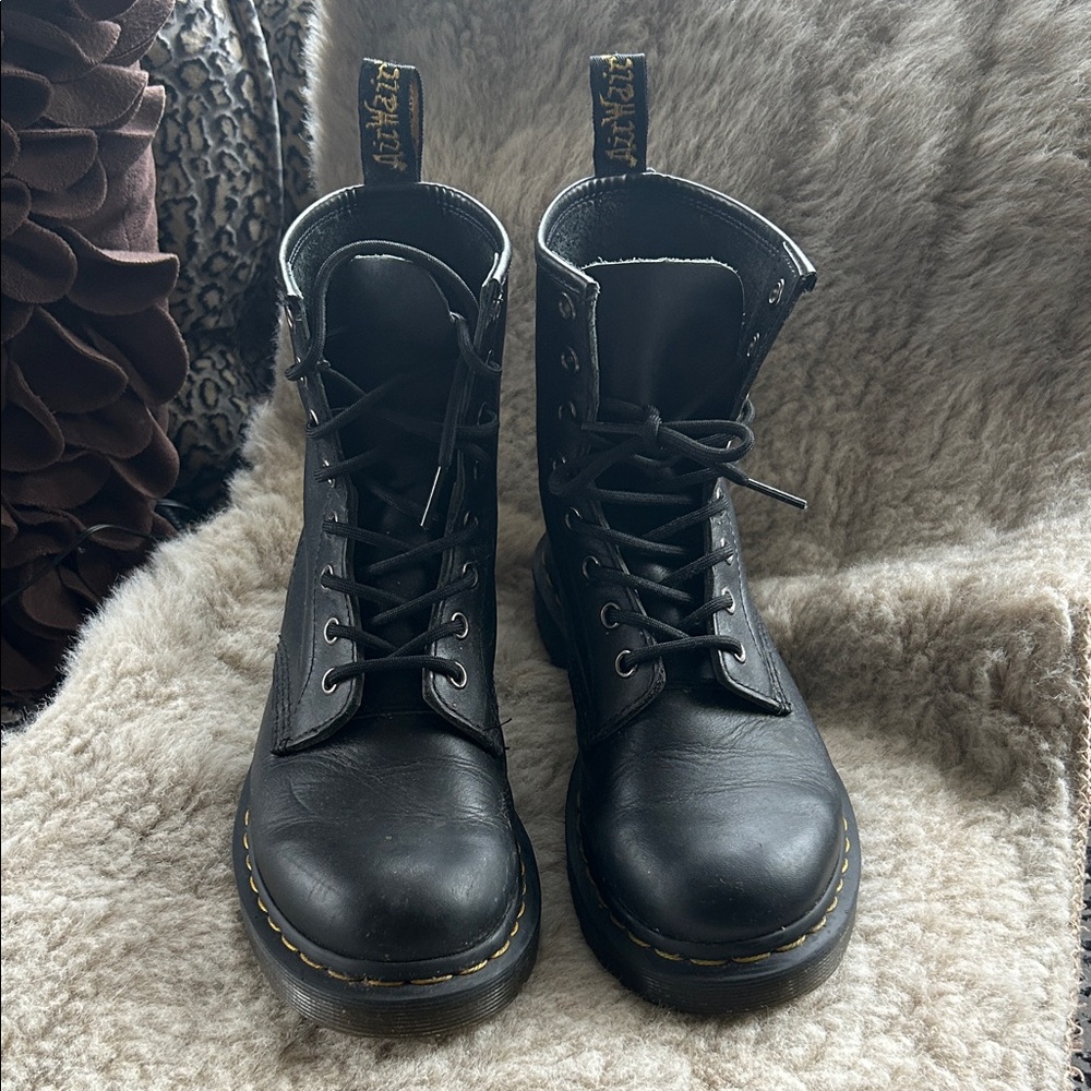 Dr. Martens Black Combat Boots